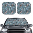 thumbnail image 6 of Lsque Dachshund Dog Puppy 2 PCS Windshield Sun Shade | CarFoldable Window Covers | Car Accessories Reflect UV for Universal Cars SUV Truck | Small, 6 of 7
