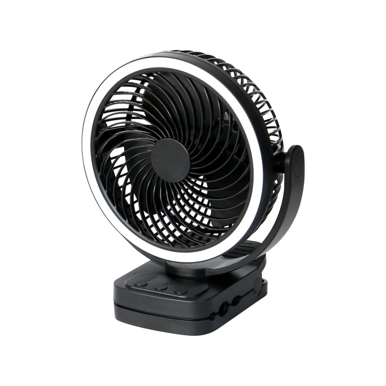 Mainstays 7 Inch USB Rechargeable Clip Fan, 4 Speeds photo 1