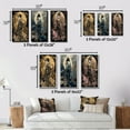 thumbnail image 4 of Designart "Graceful Japanese Lady III" Japon Woman Framed Wall Art Set Of 3 - Gold Woman Japon Frame Gallery Wall Set For Home Decor, 4 of 7