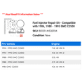 thumbnail image 2 of Fuel Injector Repair Kit - Compatible with 1986, 1988 - 1995 GMC C2500 1989 1990 1991 1992 1993 1994, 2 of 2