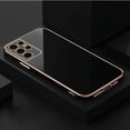 thumbnail image 3 of Compatible with Galaxy S21 Ultra Case Cover Cute Full Camera Lens Protection & Electroplate Shockproof Bumper Case TPU Protective Phone Cases for Samsung Galaxy S21 Ultra 5G 6.8"-Black, 3 of 8