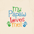 thumbnail image 4 of Inktastic My Papaw Loves Me Boys or Girls Baby T-Shirt, 4 of 5