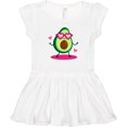 thumbnail image 3 of Inktastic Avocado Lover Gifts Girls Toddler Dress, 3 of 5