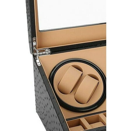 TFCFL Watch Winder 4+6 Automatic Luxury Watch Leather Display Box Storage Case Display Gift - Image 7