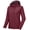 Tango Red, variant on Womens Waterproof Rain Jacket, Lightweight Windproof for Hiking Travel Military Olive XS