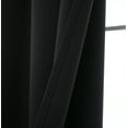 thumbnail image 5 of INLINAS Blackout Curtains for Bedroom, Thermal Insulated, Noise Reduction, Energy Saving Set of 2 Panels, Black, 42W x 45L Inch, 5 of 7
