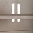 thumbnail image 2 of Bowery Hill 4-Door Accent Cabinet in Washed Taupe & Silver Champagne, 2 of 12