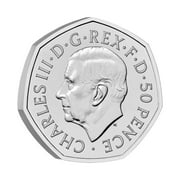 2022 U.K. 50p 8g CuNi Her Majesty Queen Elizabeth II Memorial Brilliant Uncirculated
