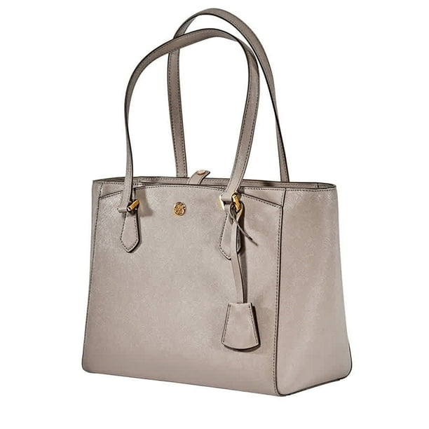 Tory Burch Tory Burch Robinson Small Tote Gray