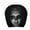 W, variant on Ghost Face Headrest Covers, Scary Face Printing Auto Seat Car Headrest Protector, Car Headrest with Glowing-Eye Effects, Universal for Car Interior Vehicle Truck SUV for Halloween Decor