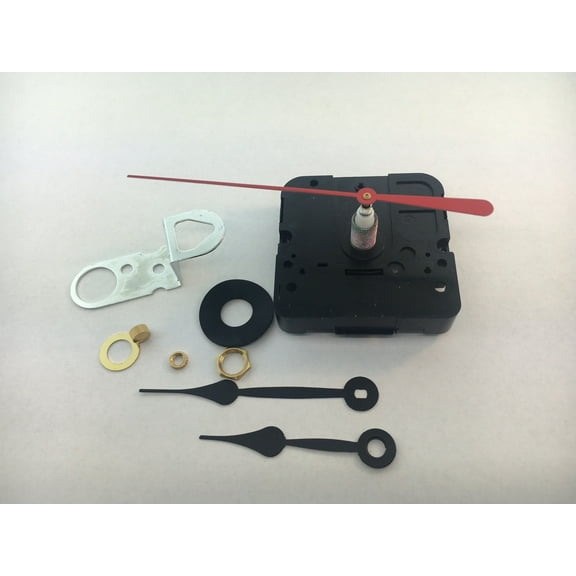 Premium Quartz Clock Movement Kit with 3/4" Shaft & Hands - Compatible with 3/8" Dials
