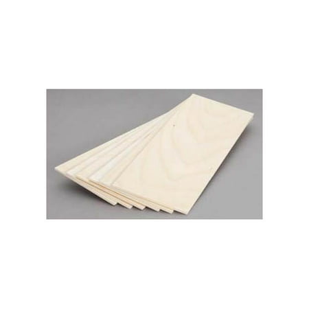 887604 Birch Plywood 3mm 1/8x4x12" (6) Multi-Colored