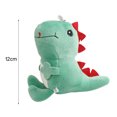 thumbnail image 6 of 12cm Plush Keychain Soft Cute Cartoon Doll Hanging Ornament Stuffed Animal Dinosaur Plush Toy Pendant Children Gift, 6 of 7