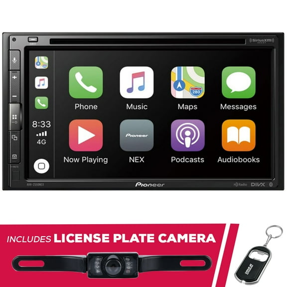 New Pioneer AVH-2550NEX 6.8" DVD with Amazon Alexa and License Plate Camera