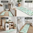 thumbnail image 5 of Light Blue Christmas Tree Pattern Kitchen Rugs Sets Of 3,Kitchen Runner Rugs Non Skid Washable,Decorative Kitchen Floor Mats for Kitchen,Sink,Laundry,17"x30"+ 17"x47" + 17"x59", 5 of 6