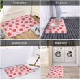 thumbnail image 5 of Cute Strawberry Bath Mats for Bathroom, Soft Absorbent Bath Rug Non-Slip Floor Rug Carpets for Kitchen Bathroom Laundry Bedroom Living Room Decoration, 5 of 6