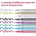 thumbnail image 5 of 4pcs Waterproof Nail Art Pen Nail Art Tools Graffiti Pen One Stroke Coloring Line Pen Waterproof Non-smu, 5 of 5