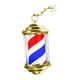 thumbnail image 5 of Luz de poste de barbería, LED de poste de barbería, ahorro de energía, señal abierta de peluquería, luz giratoria de barbería, para interiores, 32 rojo azul, 5 of 8
