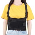thumbnail image 4 of Adjustable Reinforced Waist Belt Breathable Lumbar Protection Two Brace Band with Reflective StripXL, 4 of 8