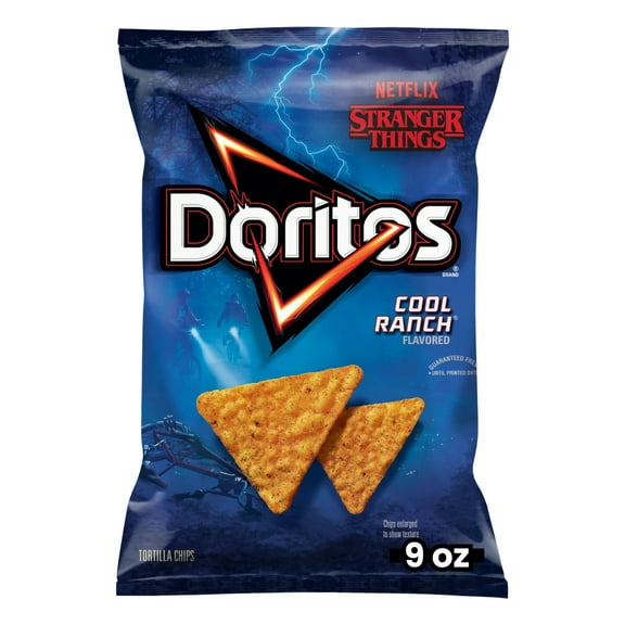 Doritos Cool Ranch Flavored Tortilla Chips 9 oz Bag