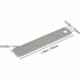 thumbnail image 1 of 25pcs Rectangle Blank Tag: Stainless Steel Metal Stamping Engraving Blanks for Keychain Bookmark Dog Tag Jewelry Making Luggage Pets, 1 of 3