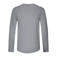 thumbnail image 4 of Rloper-Lop Men's Sun Protection Shirts Breathable Long Sleeve Workout Tops Quick Dry Moisture Wicking Shirts for Hiking Running Training Gray 5XL, 4 of 7