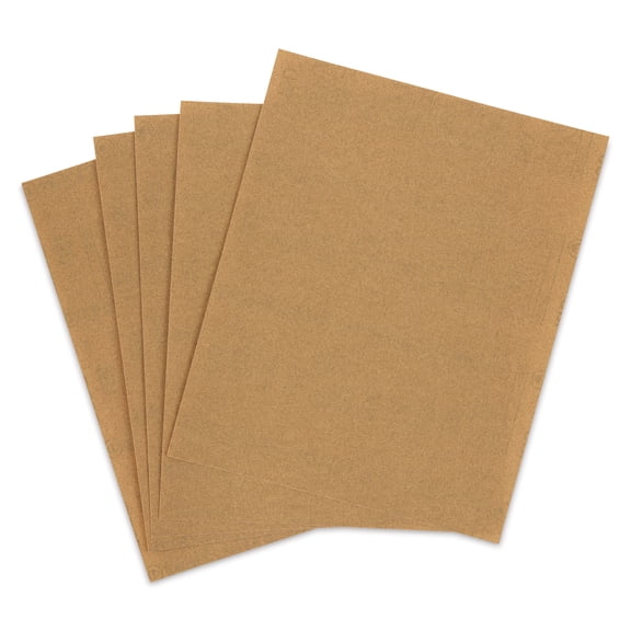 3M Sandpaper, General Purpose, 150 Grit Medium, 9 in. x 11 in., 5 Sanding Sheets