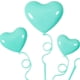 thumbnail image 5 of 4 globos para tartas con forma de corazón, decoración para tartas y cupcakes. Azul oscuro, 5 of 6