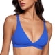 thumbnail image 1 of Sostén INGIA con escote profundo en V, con relleno, sin varillas, espalda en U, color royal, talla M, 1 of 6
