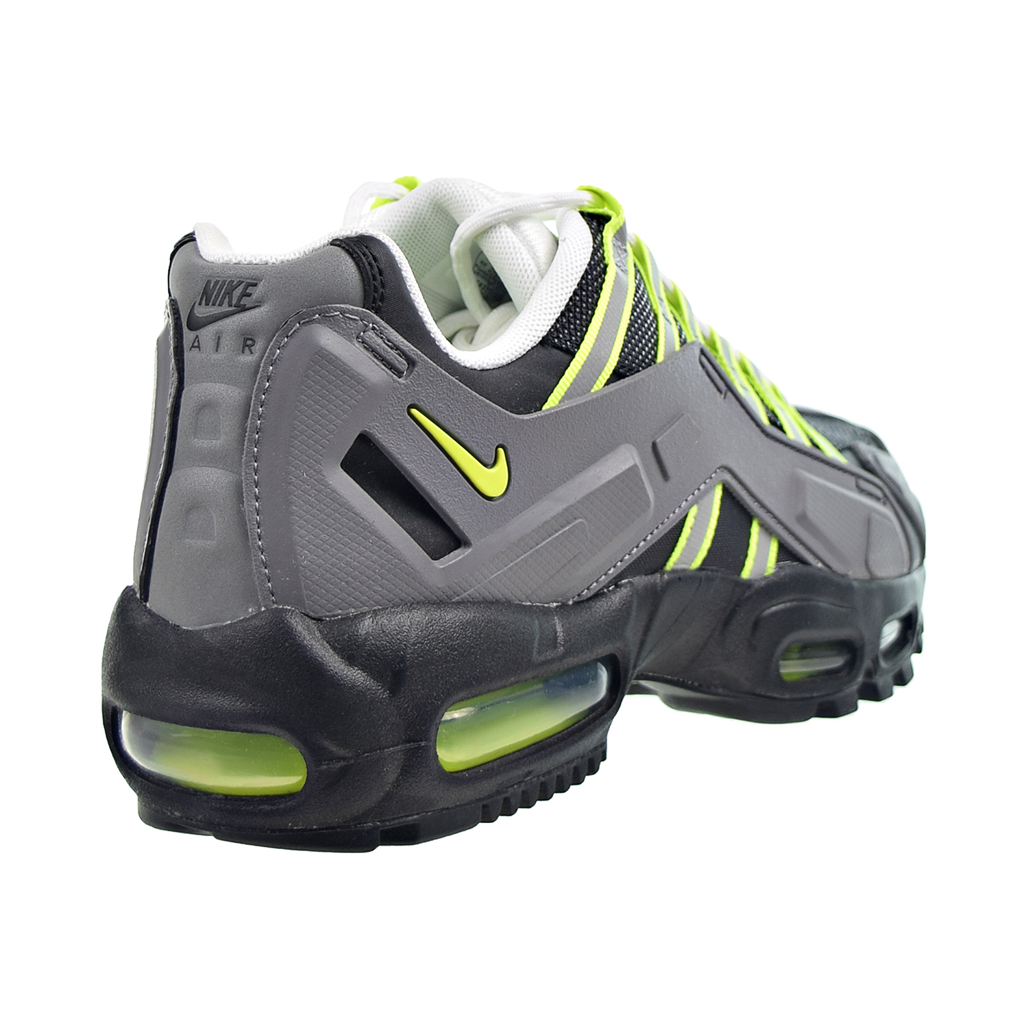 Nike Air Max 95 NDSTRKT AM 95 Men's Shoes Black-Neon Yellow-Medium Grey cz3591-002 - image 3 of 6