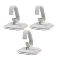 thumbnail image 1 of CIMAXIC 3Pcs C-Shaped Watch Display Rack Bangle Holder Bracelet Storage Rack Suede Bangle Display Stand Grey,3.35"X3.35"X3.54", 1 of 4