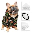 thumbnail image 3 of Haiem Frogs In Mushroom Hats for Winter Dog Hoodie Sweatshirts with Pockets Warm Dog Clothes for Small Dogs Chihuahua-X-Small, 3 of 7
