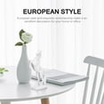 thumbnail image 3 of Figura De Caballo Blanco Decoración De Caballo Estatua De Resina Caballo Estatua De Caballo Moderno Estilo Europeo Y Mano De Obra Exquisita Para Regalos Para El Hogar Sala De Estar Oficina Inevent HA018602-00, 3 of 7