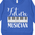 thumbnail image 3 of Inktastic Future Musician Piano Music Toddler Sweatshirt, 3 of 4