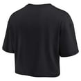 thumbnail image 3 of Women's Fanatics Black Los Angeles Lakers Elements Super Soft Boxy Cropped T-Shirt, 3 of 7