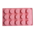 thumbnail image 1 of Cake Mold  Column Shape Reusable Convenient Demoulding 15 Holes Silicone Cake Mold Baking Tool for Gifts, 1 of 8