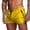 Yellow, variant on Zylarhe Women's Shorts, Solid Color Zipper Casual Shorts 3 Inch Inseam Summer Athletic Outdoor Comfortable Elastic Waist Lightweight Athletic Shorts for Men with Pockets Yellow S