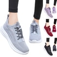 thumbnail image 6 of NOKIO Womens Tennis Shoes Running Shoes Lightweight Sneakers for Women Gym Workout Shoes Spring And Summer Women Sports Shoes Mesh Breathable Elastic Lace Up Solid Color Shoes Sneakers, 6 of 9