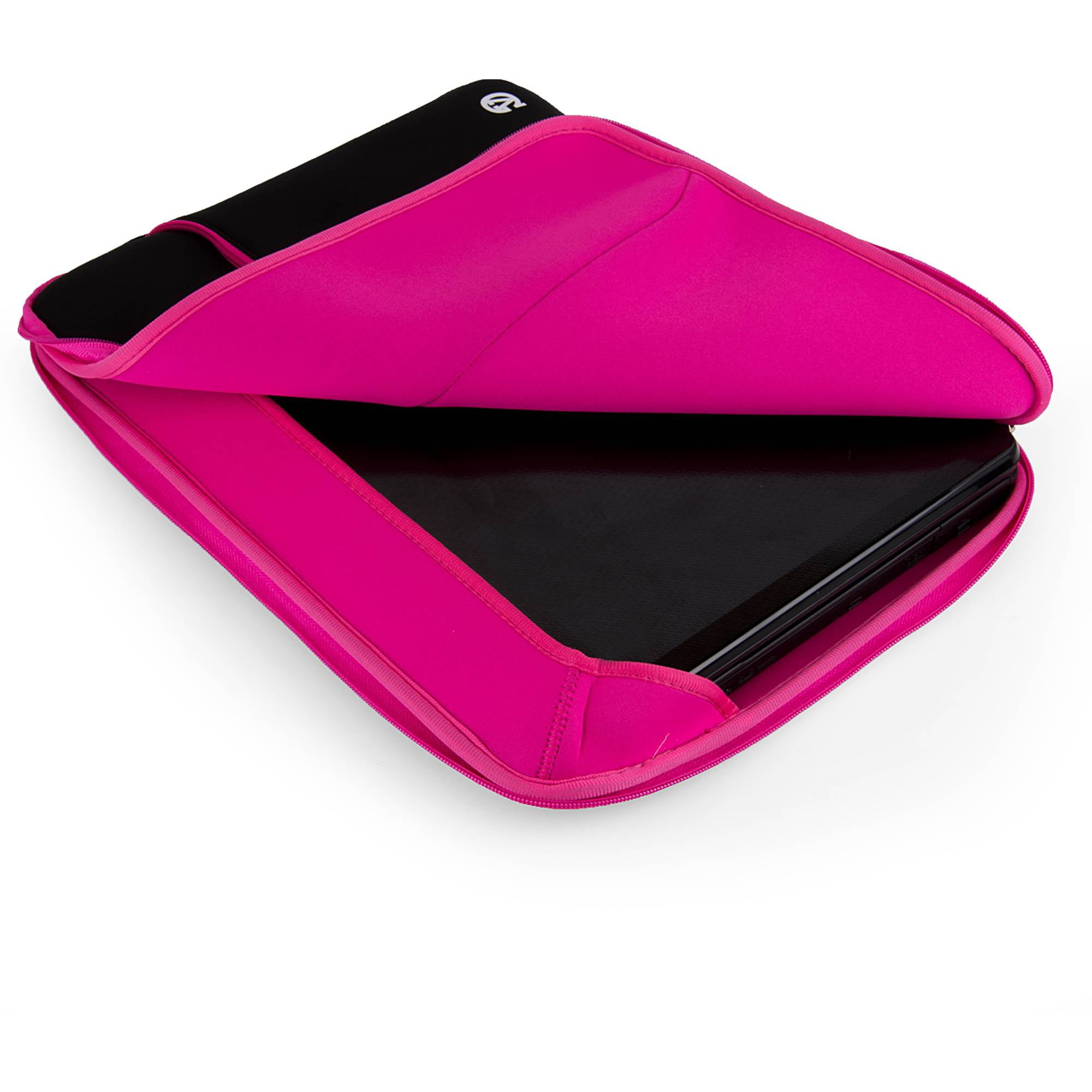 VANGODDY Neoprene Laptop / Notebook / Ultrabook Slim Compact Carrying Sleeve fits up to 17, 17.3 inch Devices [Assorted Colors]