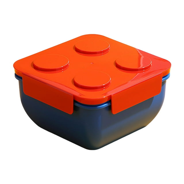 Building Block Lunch Container DIY Building Block Reusable Kitchen Bags Silicone Food Covers Flowers Reusable Food Pouches for Toddlers Silicone Glass Sandwich Container Reusable Sandwich Containers