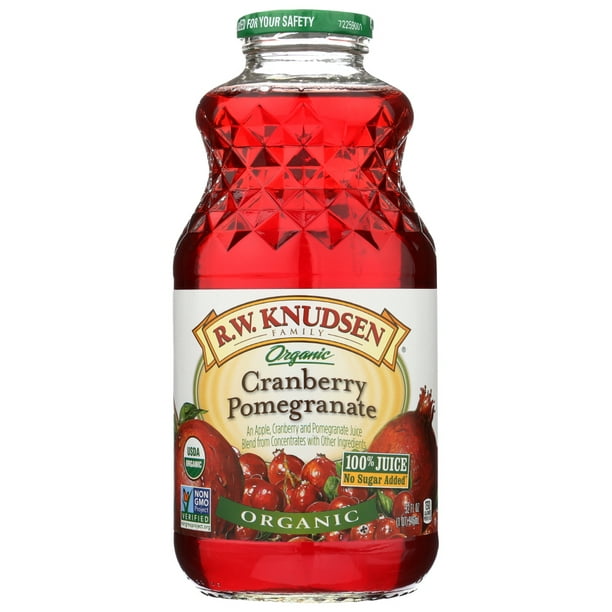 Rw Knudsen Juice, Organic Cranberry Pomegranate, 32 Fl. Oz Walmart