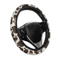 thumbnail image 6 of Uorisanigo Cow Print Steering Wheel Cover for Women Unique Car Steering Wheel Cover for SUV Vehicle Elastic Car Steering Wheel Protector for for Winter Flannel Car Accessories Gift for Holiday, 6 of 8