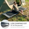 thumbnail image 2 of EVER ADVANCED 20-Second Quick Set-Up Camping Cot, Lightweight Aluminum Folding Cot with Zipper Closure for Camping, Travel, Support up to 225lbs, Black, 2 of 7