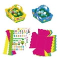 thumbnail image 2 of Easter Basket - 8 pcs Small Baskets for Kids, Happy Gift With Handles, School Party Favor, Bunny Decoration, 2 of 9