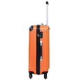 thumbnail image 3 of 3 Pièces Sac de Voyage Sac à Dos Valise Trolley Orange, 3 of 7