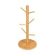thumbnail image 2 of Soporte de madera para tazas (36,5 x 16,9 x 16,9 cm), organizador de cocina para tazas, vasos y vasos, accesorio decorativo color caqui., 2 of 6