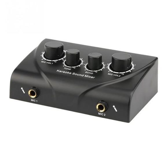 Dual Channel Bluetooth Mixing Amplifier - Rack Mount Karaoke Sound Mixer Audio Home Stereo Receiver Box System
