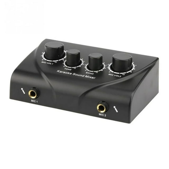 Dual Channel Bluetooth Mixing Amplifier - Rack Mount Karaoke Sound Mixer Audio Home Stereo Receiver Box System