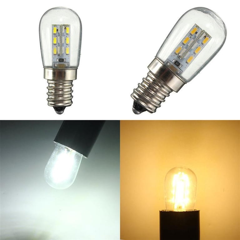 E17 LED Dimmable Appliance Bulb – 8W (80W Equivalent), 6000K Daylight, 850lm, 2-Pack For Microwave, Range Hood & Stove