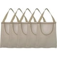 thumbnail image 3 of Hanging Mesh Storage Bags 5Pack - Large Reusable Net Produce Bags for Potatoes, Onions, and Garlic, 3 of 7